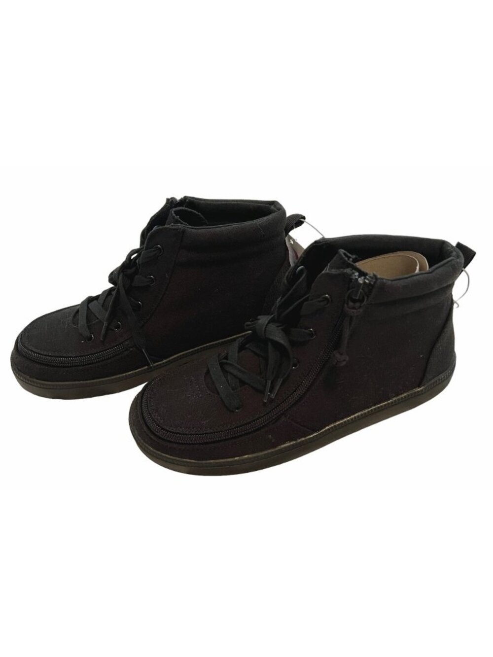 Billy Footwear Harmon Essential Hi Top‎ Black Canvas Shoes Women's Size 6